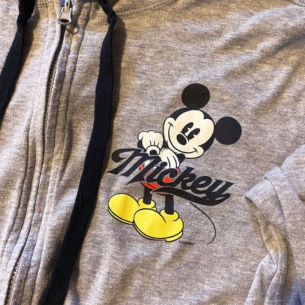 Disney Mickey Mouse Reversible Zippered Hoodie